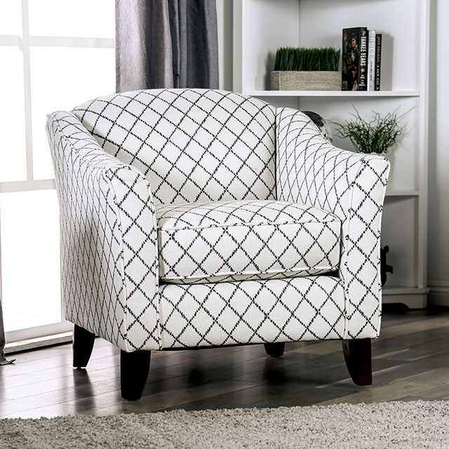 Furniture Of America Verne Transitional Diamond Diamond Chair Model SM8330-CH-SQ