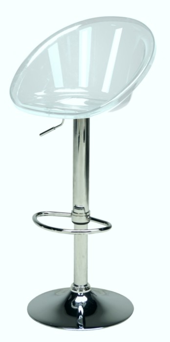 LA Furniture Sphere Modern Transparent Italian Bar Stool VGIGSPHERE-TRANS-BAR Contemporary Style by Vig Furnitrue Number 13935 Catch Home Goods