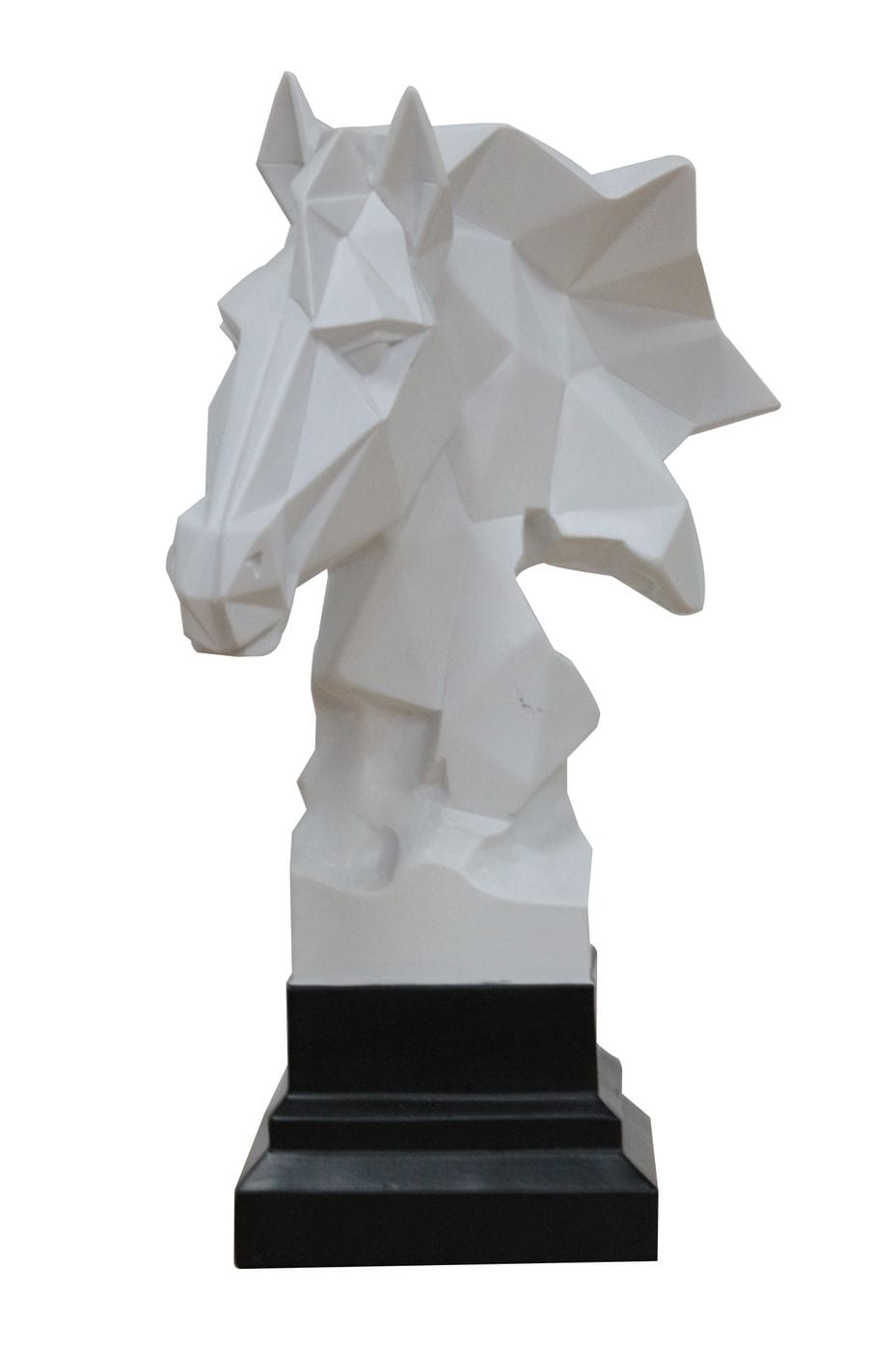LA Furniture Stallion Geometric White Sculpture VGTHDS0067-6 Contemporary Style by Vig Furnitrue Number 78016 Catch Home Goods