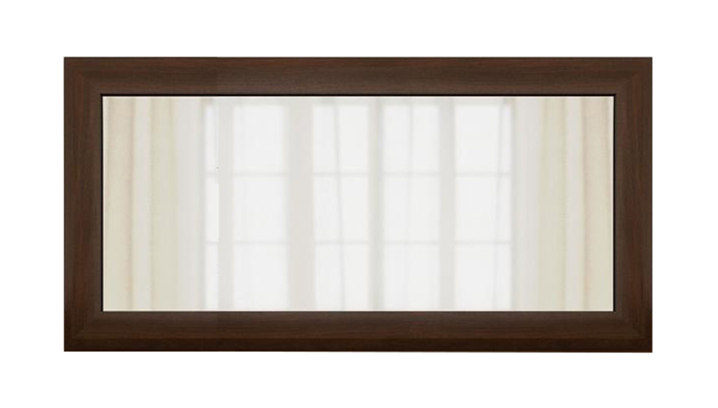 LA Furniture Sutton Mid-Century Elisa Acacia Wood Mirror VGWH184090301-MIR Contemporary Style by Vig Furnitrue Number 77657 Catch Home Goods