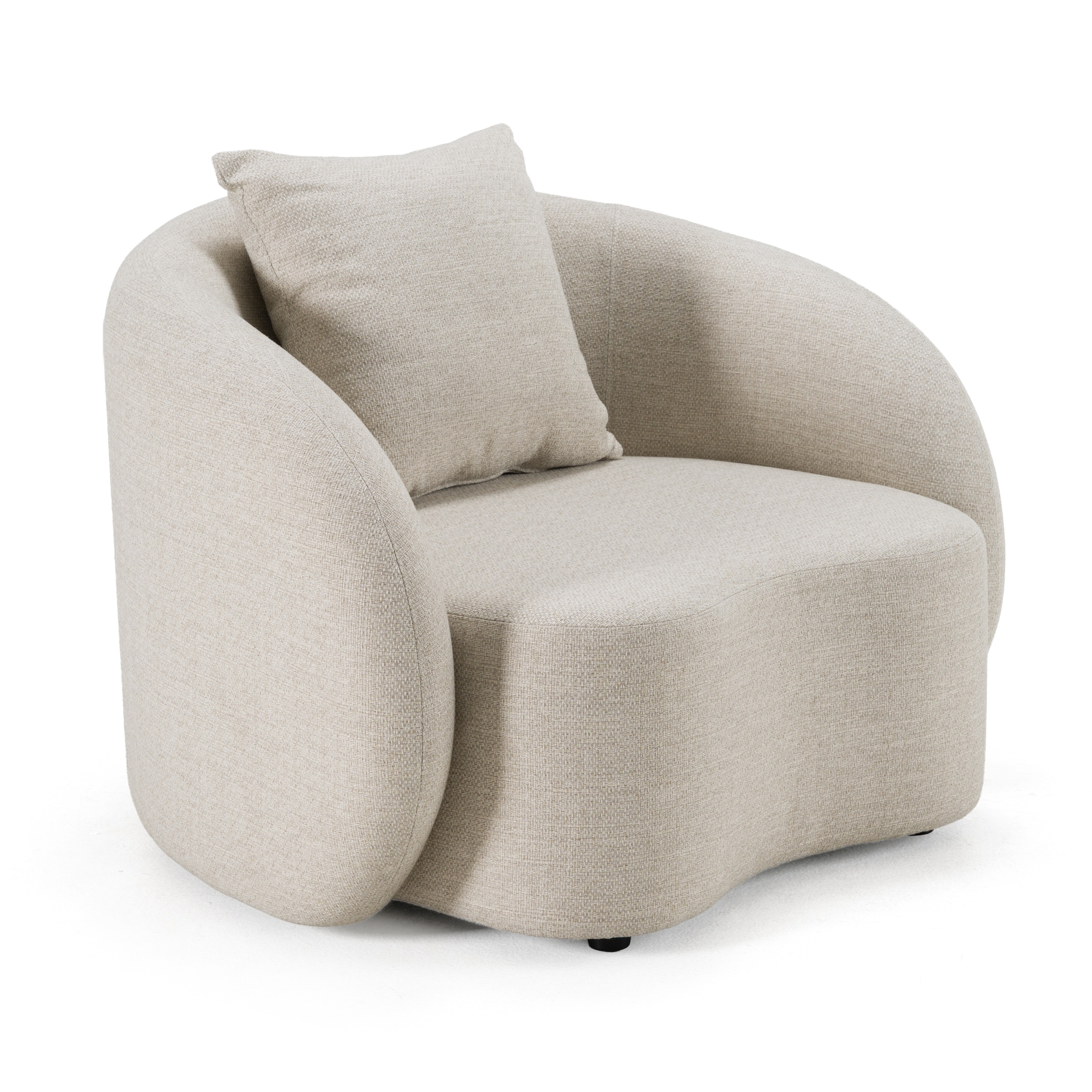 LA Furniture Tabarca Outdoor Beige Fabric Chair VGVK-F017-1U-BGE Contemporary Style by Vig Furnitrue Number 83125 Catch Home Goods
