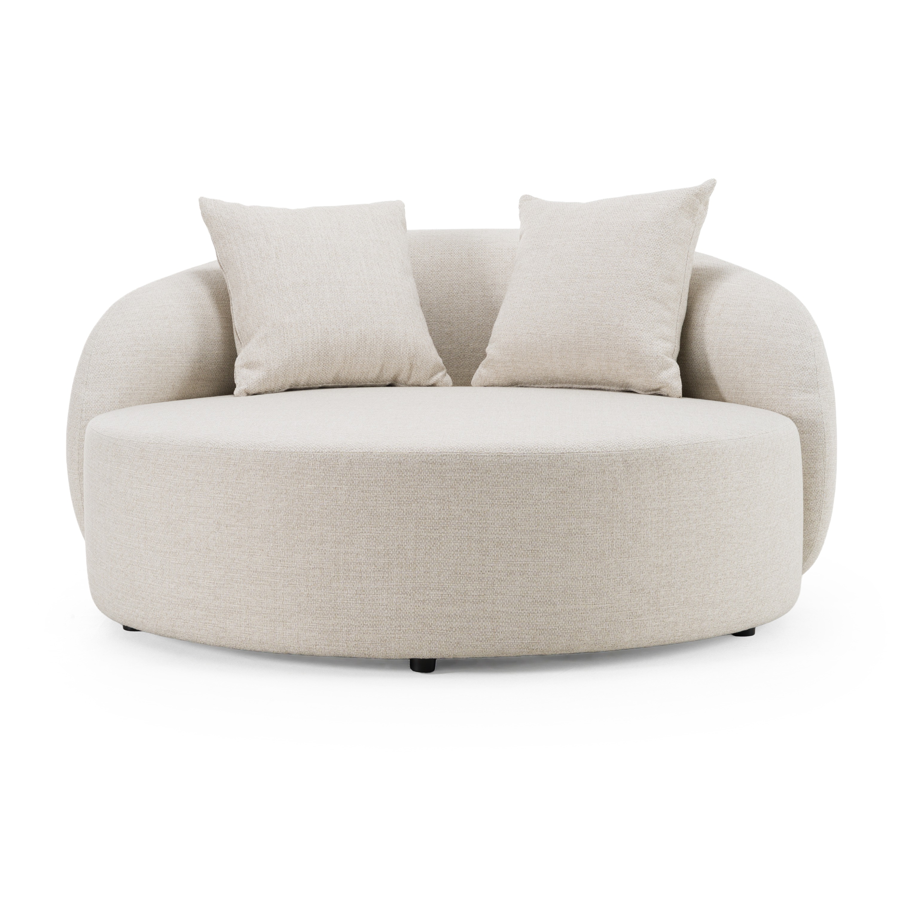 LA Furniture Tabarca Outdoor Beige Fabric Bed VGVK-F017-DB1-BGE Contemporary Style by Vig Furnitrue Number 83129 Catch Home Goods