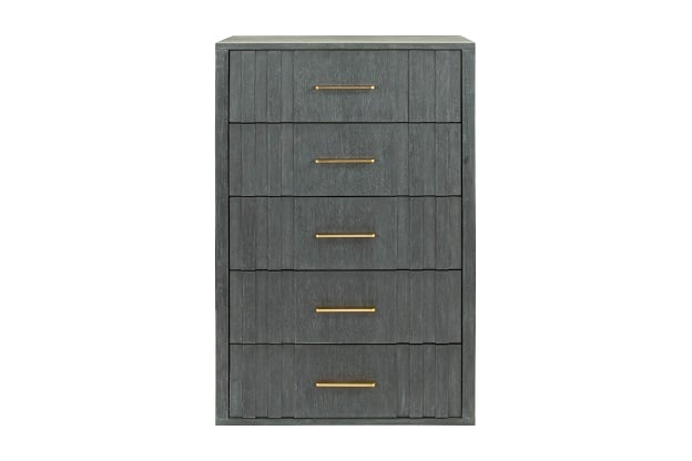 LA Furniture Manchester- Contemporary Dark Grey Chest VGWD-HLF2-TB5DRA Contemporary Style by Vig Furnitrue Number 79784 Catch Home Goods