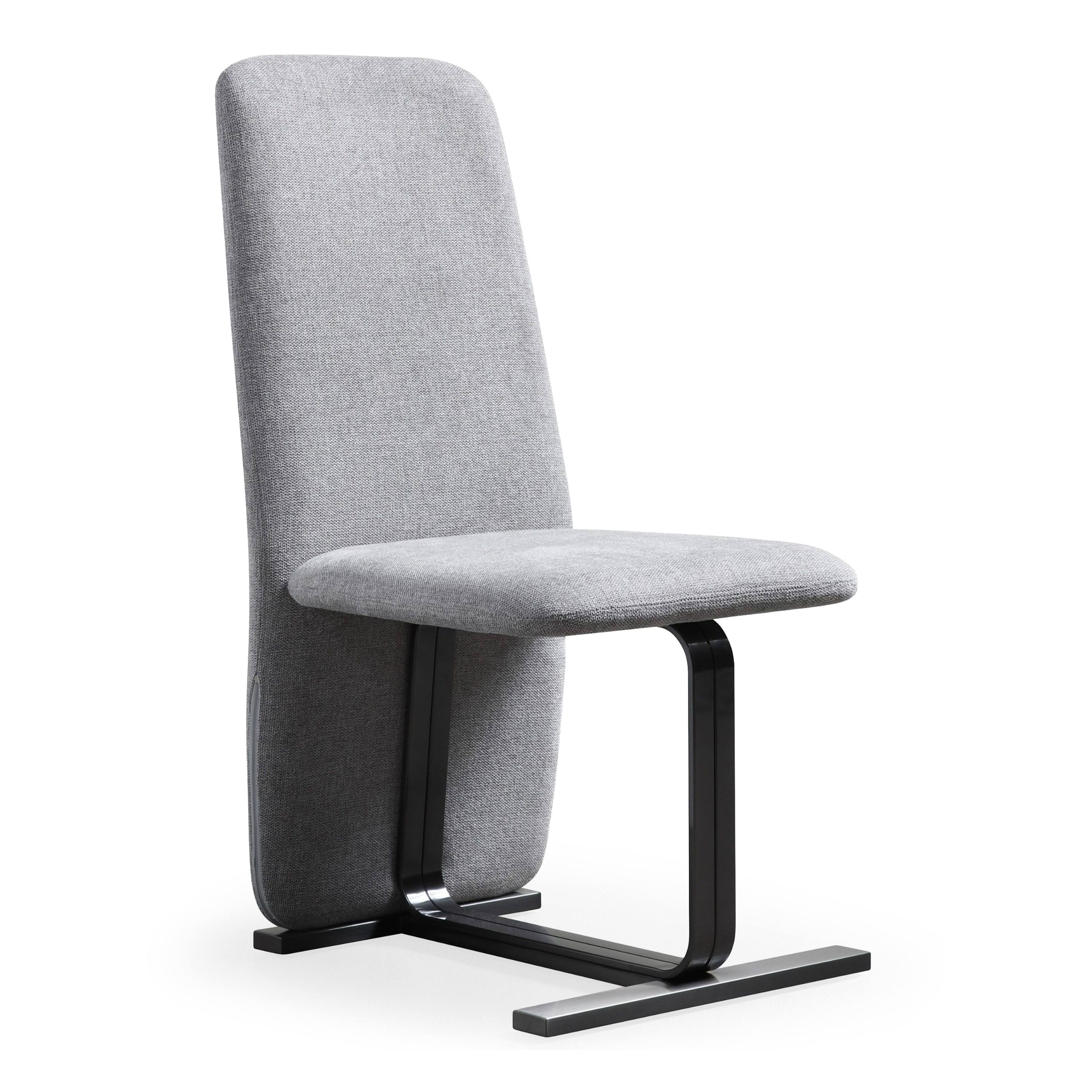 LA Furniture Tasha Modern Grey Linen + Brushed Gunmetal Dining Chair (Set of 2) VGVC-B2133-GRYLN Contemporary Style by Vig Furnitrue Number 82085Z Catch Home Goods