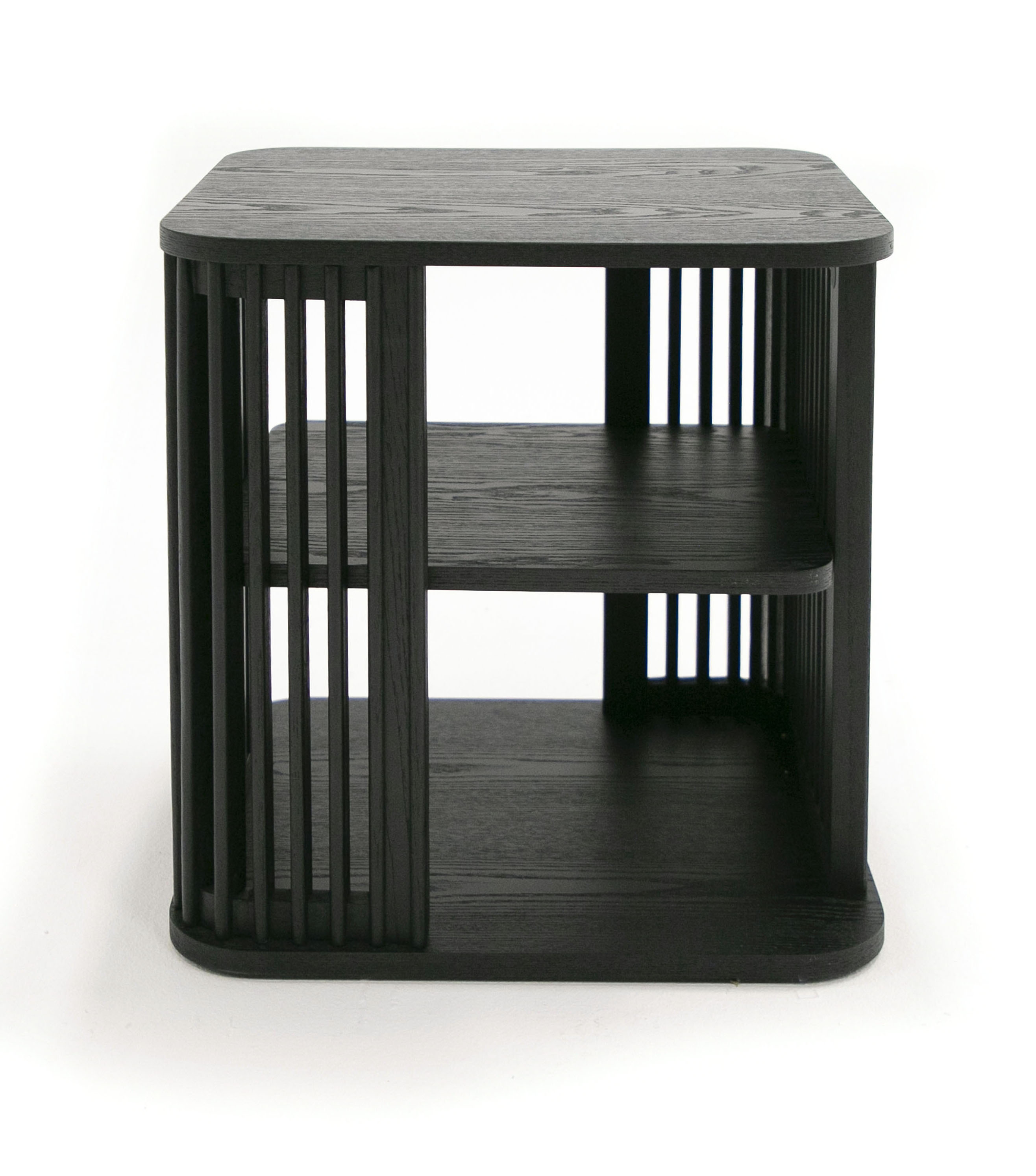 LA Furniture Thayne Modern Mid Century Black Ash End Table VGDW-J5932-BLK Contemporary Style by Vig Furnitrue Number 80425 Catch Home Goods