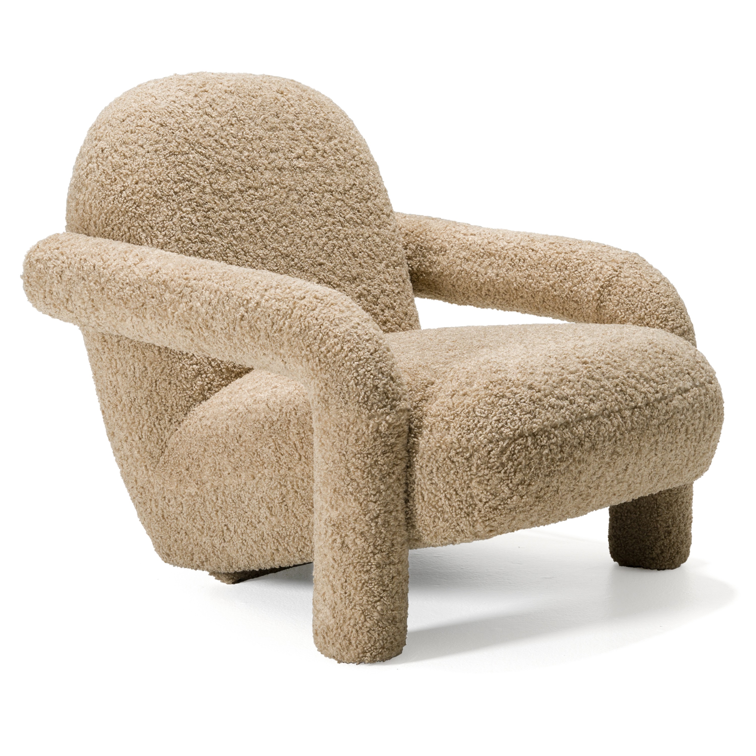LA Furniture Trevor Modern Tan Fabric Accent Chair VGOD-ZW-24070-BRN Contemporary Style by Vig Furnitrue Number 82913|82913A Catch Home Goods