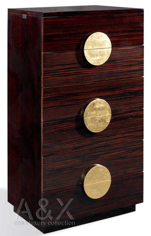 LA Furniture Tuscany Ebony Chest VGUNAW549-70 Contemporary Style by Vig Furnitrue Number 12931 Catch Home Goods