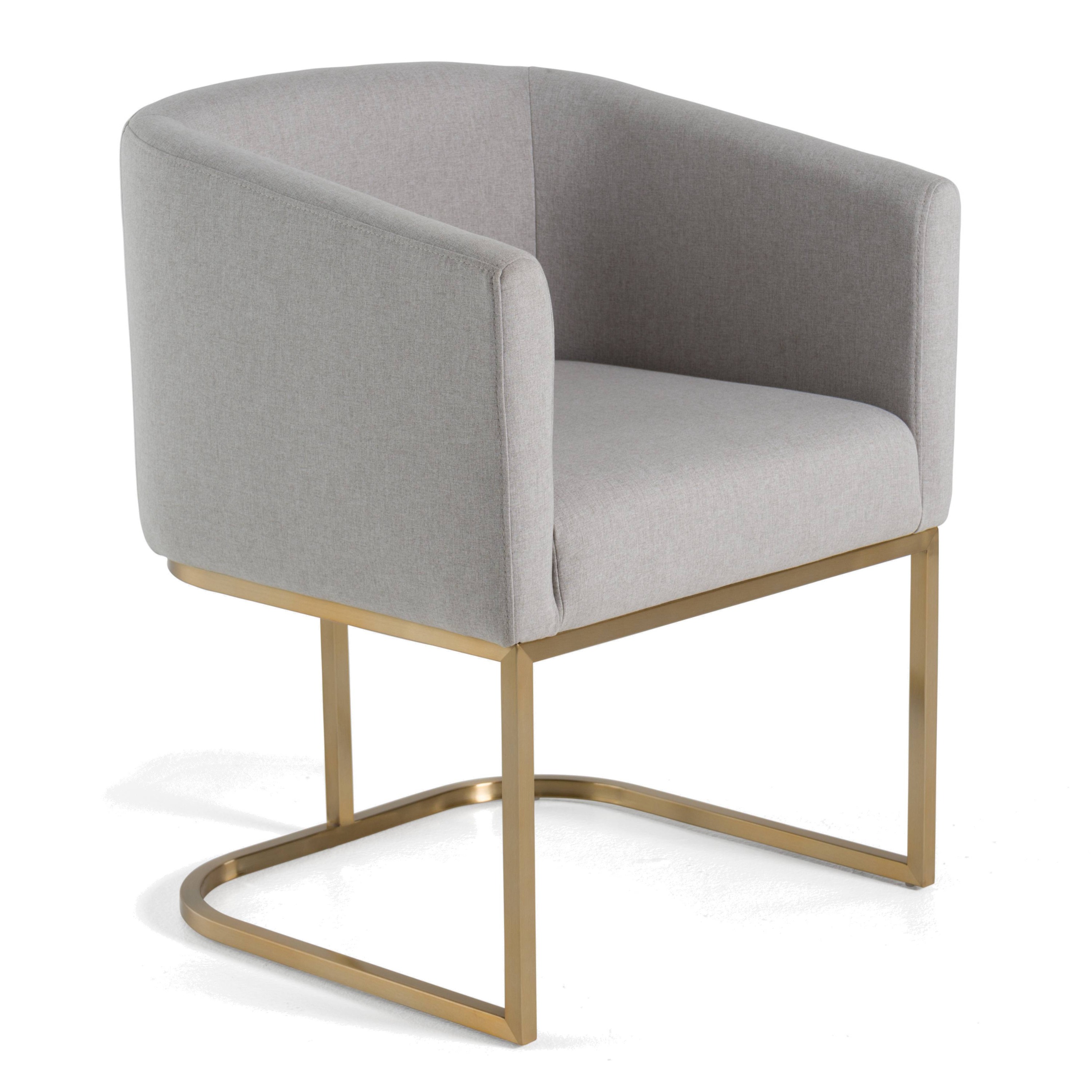 LA Furniture Yukon Modern Light Grey Fabric Dining Chair VGVCB8362-LTGRY-DC Contemporary Style by Vig Furnitrue Number 79650 Catch Home Goods